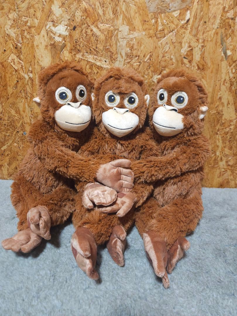 パンチ君愛用、オラウータン ３匹セット