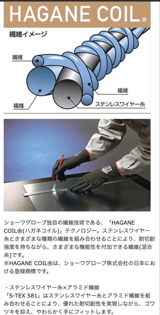 ショウワグローブS-TEX 581 （M）10双セット