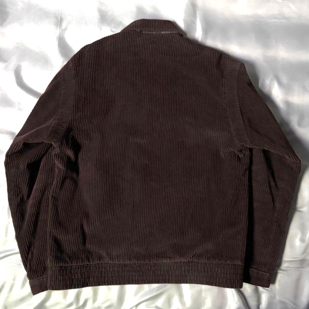 90s vintage ドイツ製 ブラウンコーデュロイ ジップ スイングトップ