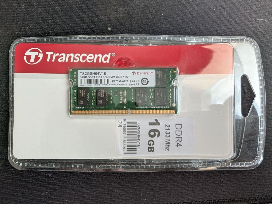 Sora様 Transcend 16GB DDR4 SO-DIMM