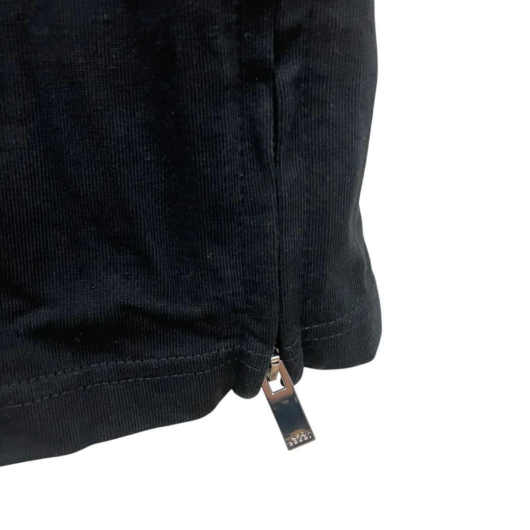 Sacai×A.P.C ブラック Tシャツ サイドジッパー付き