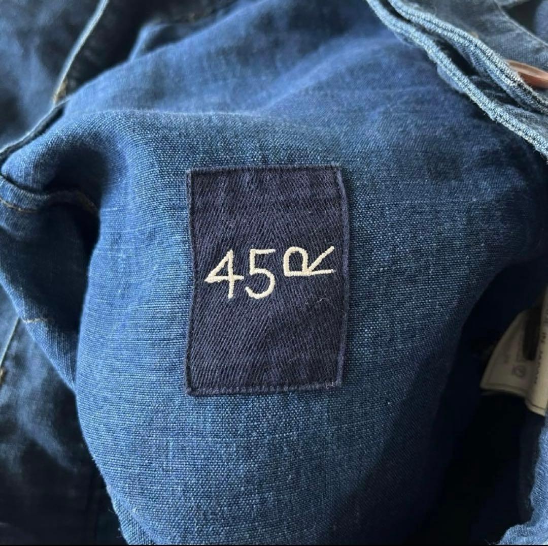 ＊ハマちゃん専用＊45Rリネン908ベイカーパンツ ロゴ刺繍