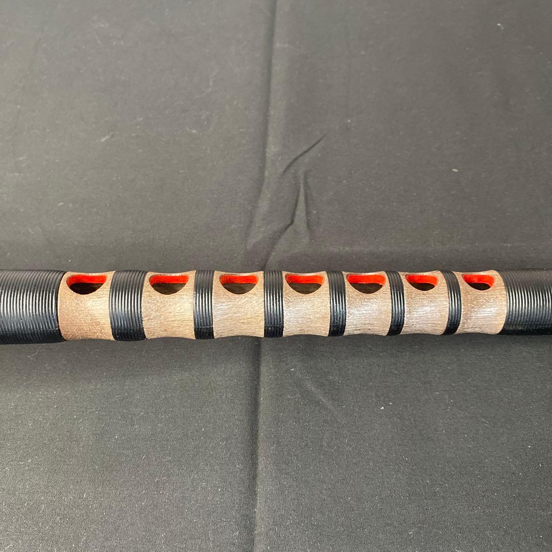 【美品】龍笛 雅楽 横笛 布袋・元箱付き 和楽器 日本伝統楽器 吹奏用