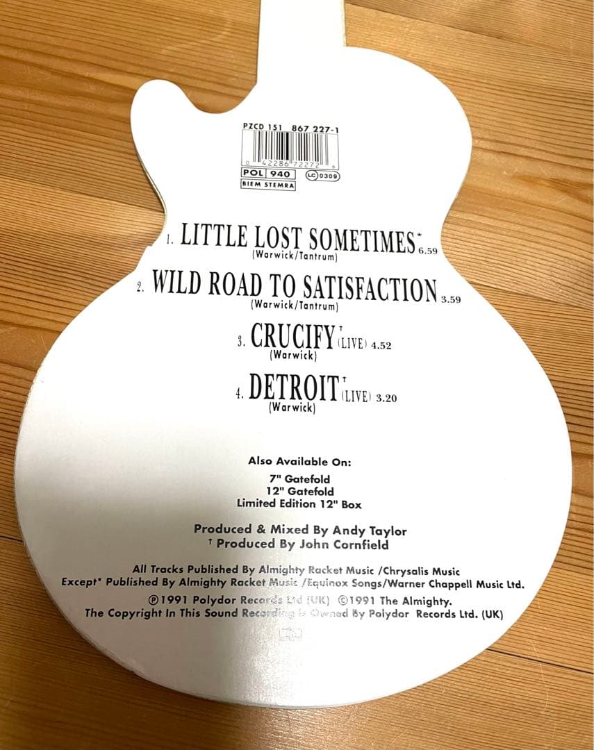 洋楽 THE ALMIGHTY / little lost sometimes CD