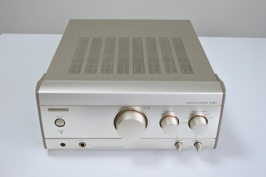 SANSUI A-α7　インテグレーテッドアンプ　オーバーホール製品　正常動作品