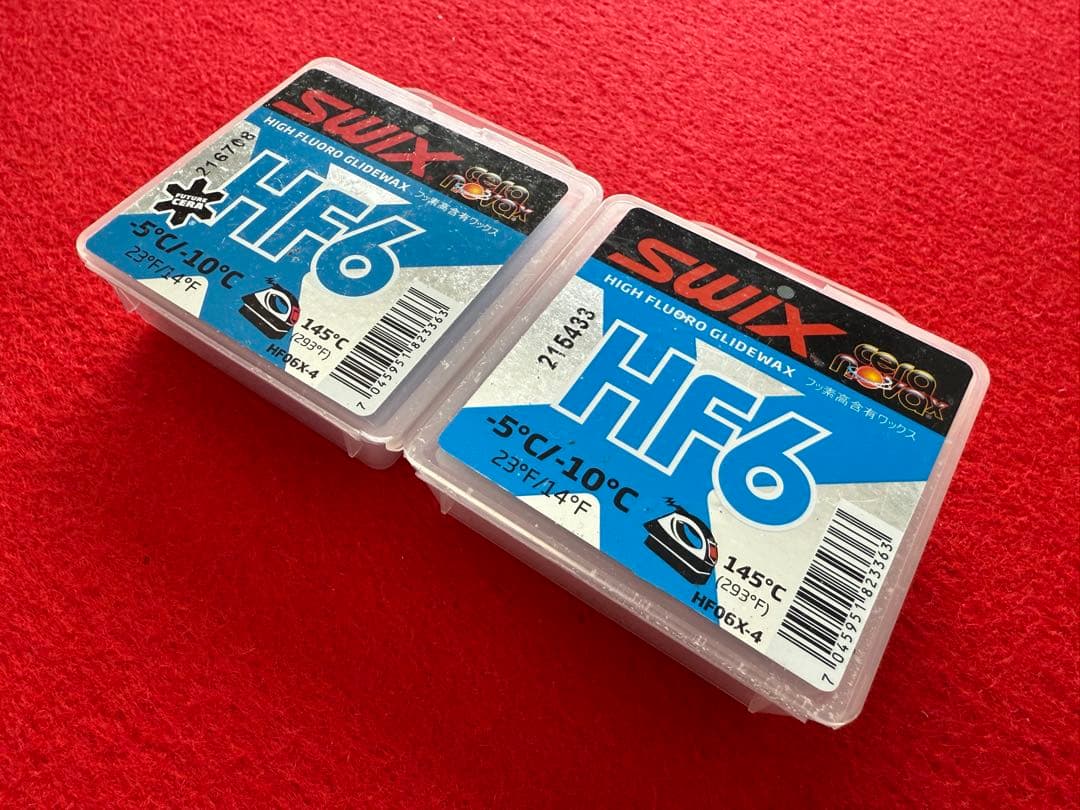 【新品ラスト1セット】SWIX HF6 スキーワックス 2個セット