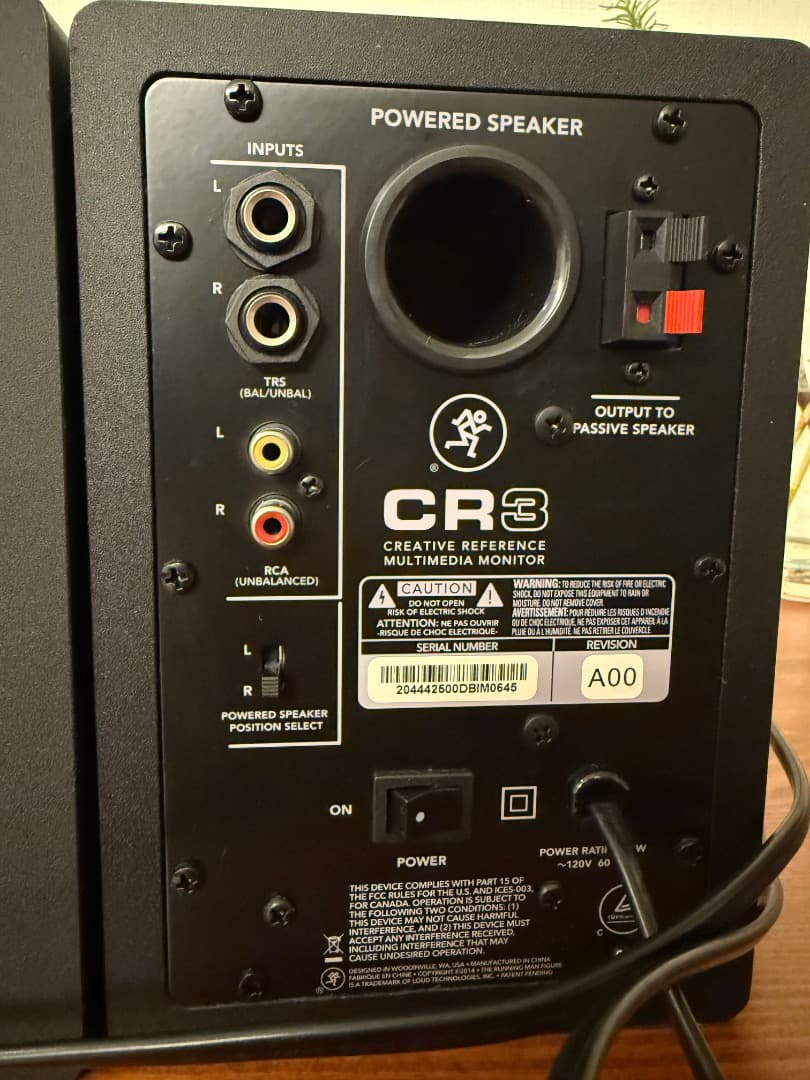 Mackie CR3 アクティブスピーカーセット