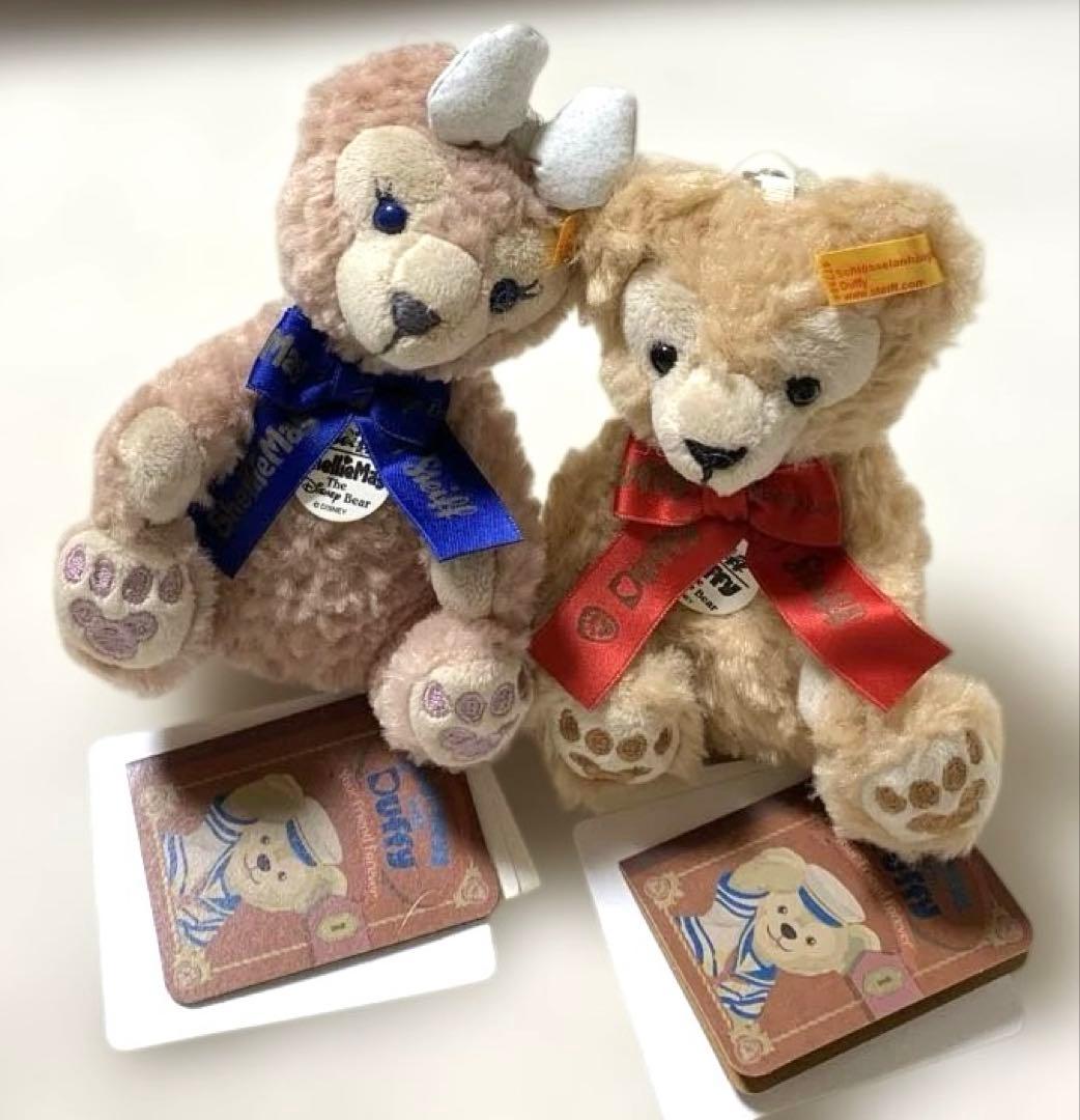 【新品】ディズニー ダッフィー&シェリーメイ 10周年 シュタイフ