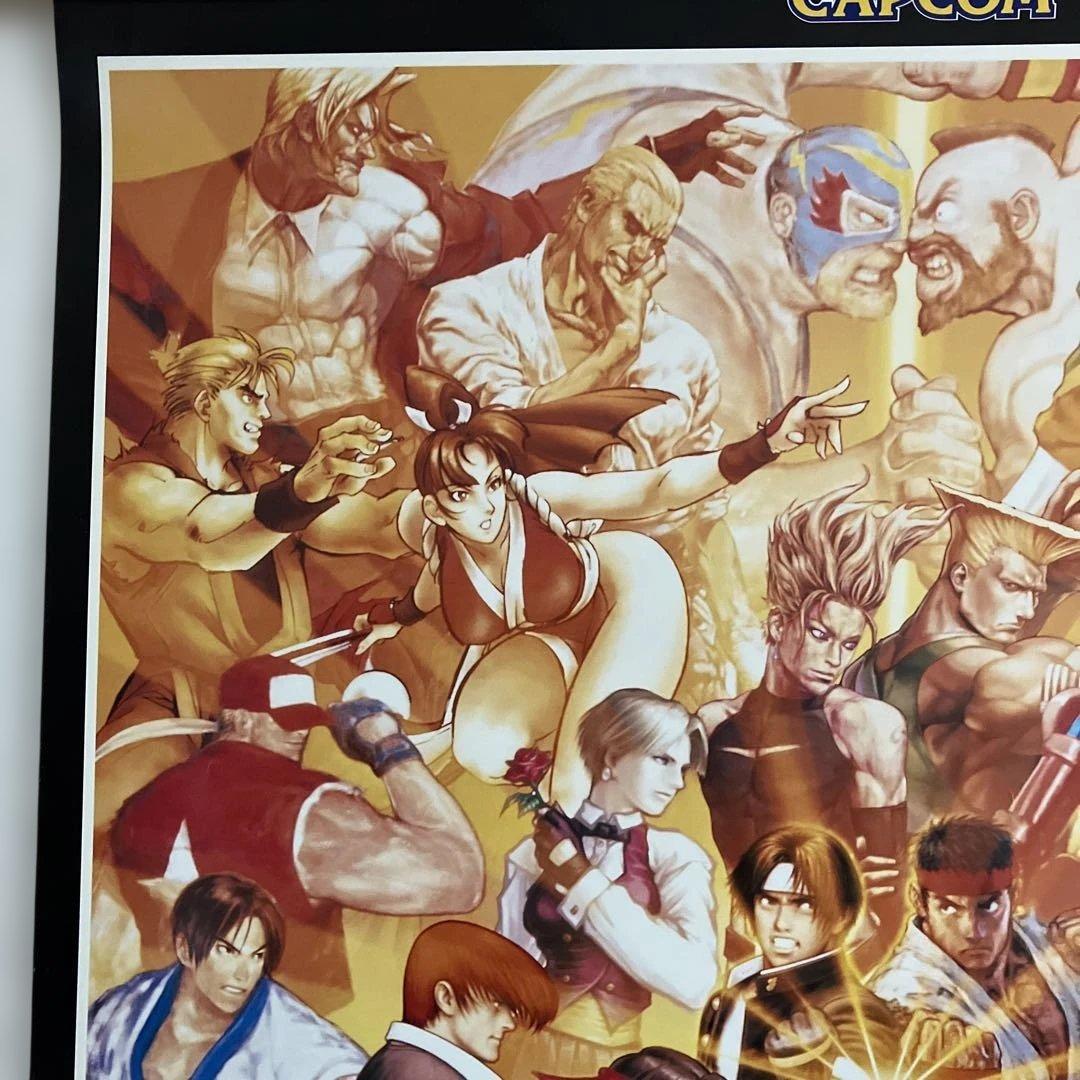 「CAPCOM SNK ミレニアムファイト 2000」B2ポスター 新品未使用