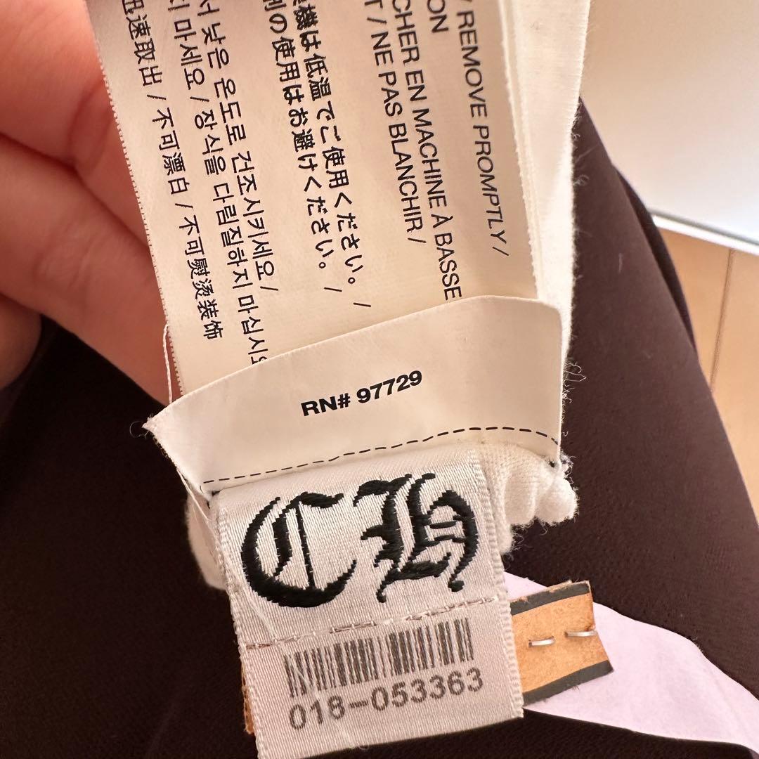 CHROME HEARTS クロムハーツ　ロゴ　ホワイト　Tシャツ　Lサイズ
