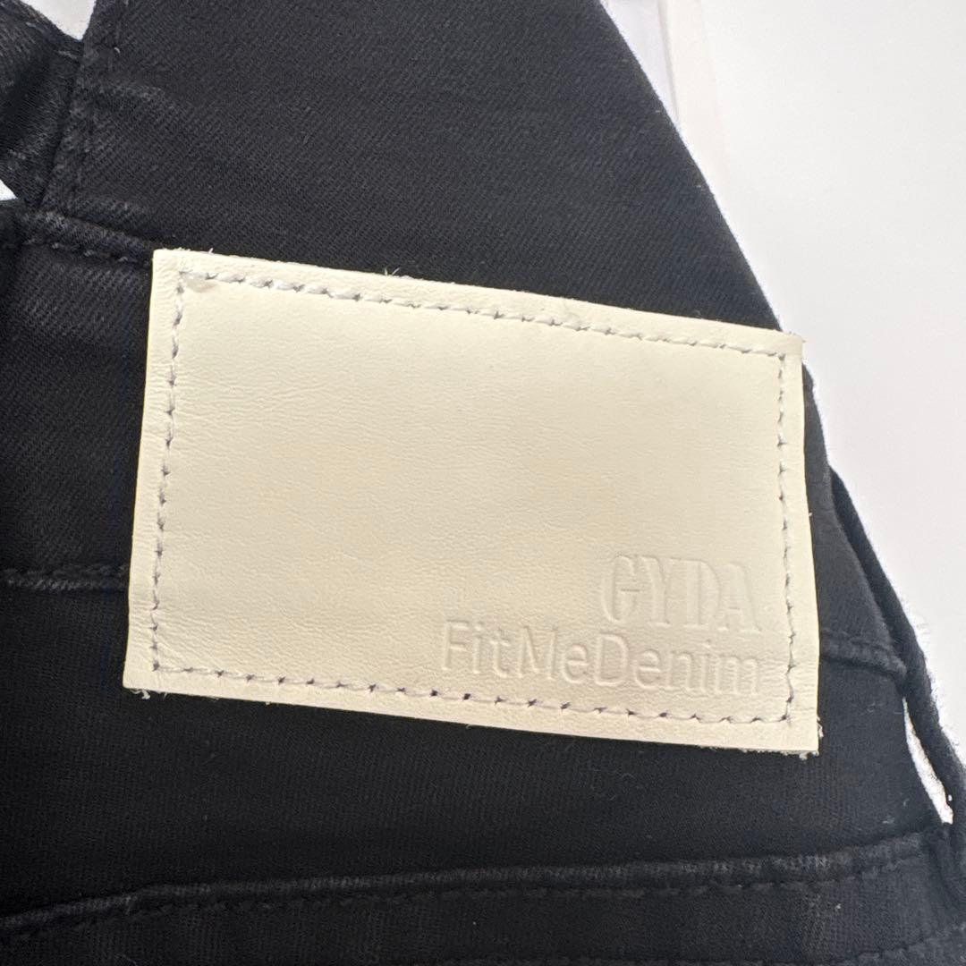 【24時間以内発送】GYDA ブラック スキニーデニム クロスストラップ