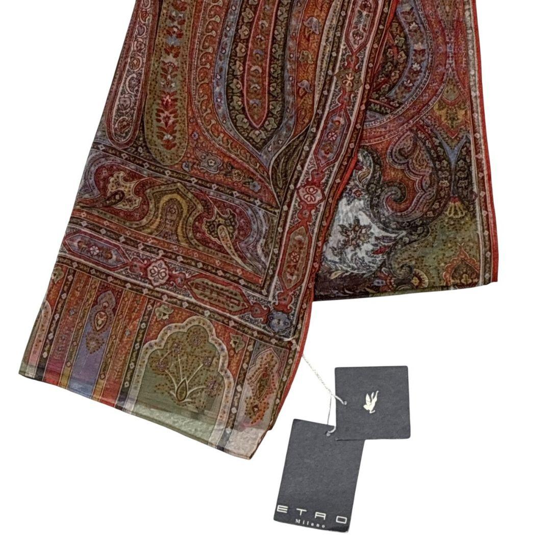 新品・未使用品★ETRO エトロ シルク100% 大判ストール スカーフ