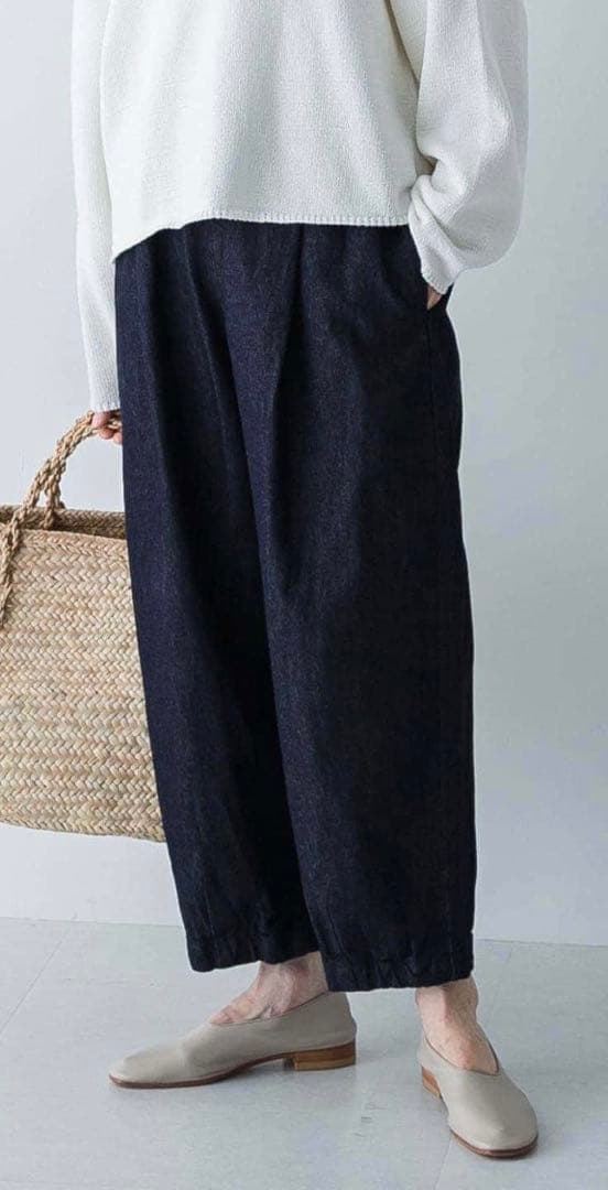 かぐれ　デニムクロップドパンツ　◆美品◆ 人気　定番