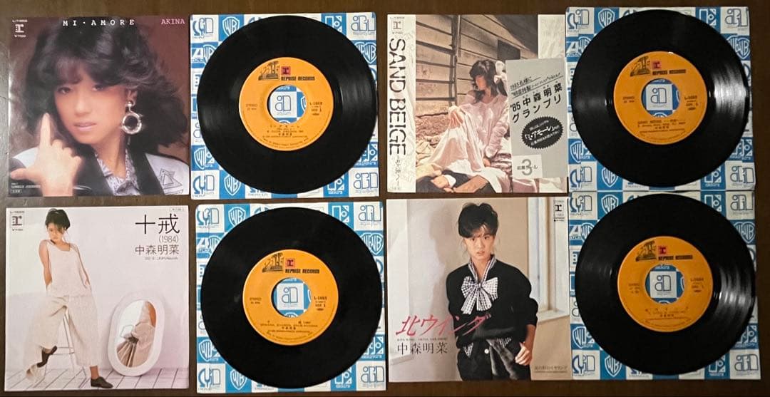CP ハガキ チラシ 大量 中森明菜 レコード EP 18 枚 セット 和モノ