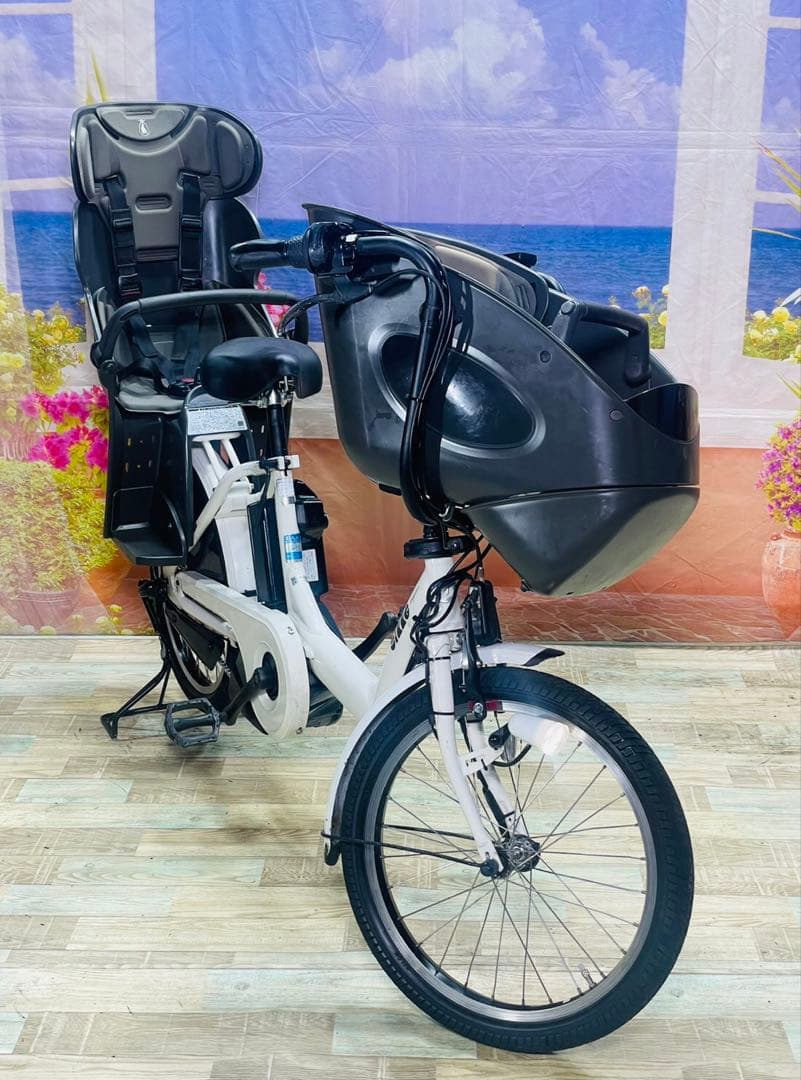 超人気！BIKKEビッケ12AH！⭐️子供乗せ電動アシスト自転車Y3442
