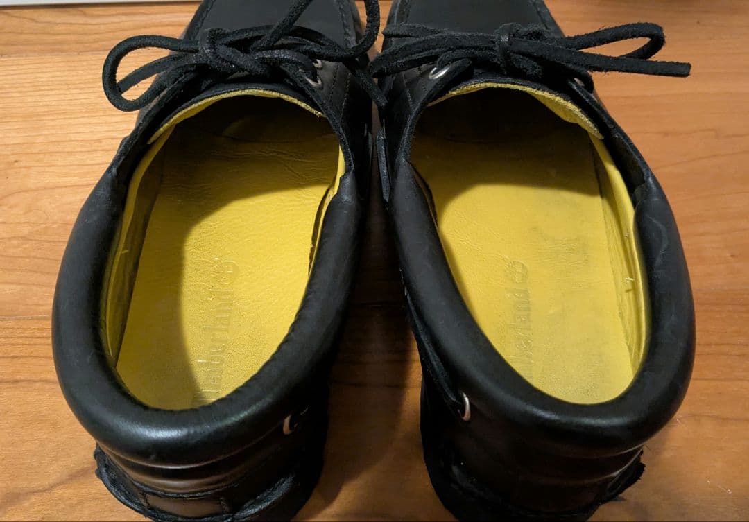 ★希少・美品★Timberland スリーアイ ヌバック ブラック 25.5cm
