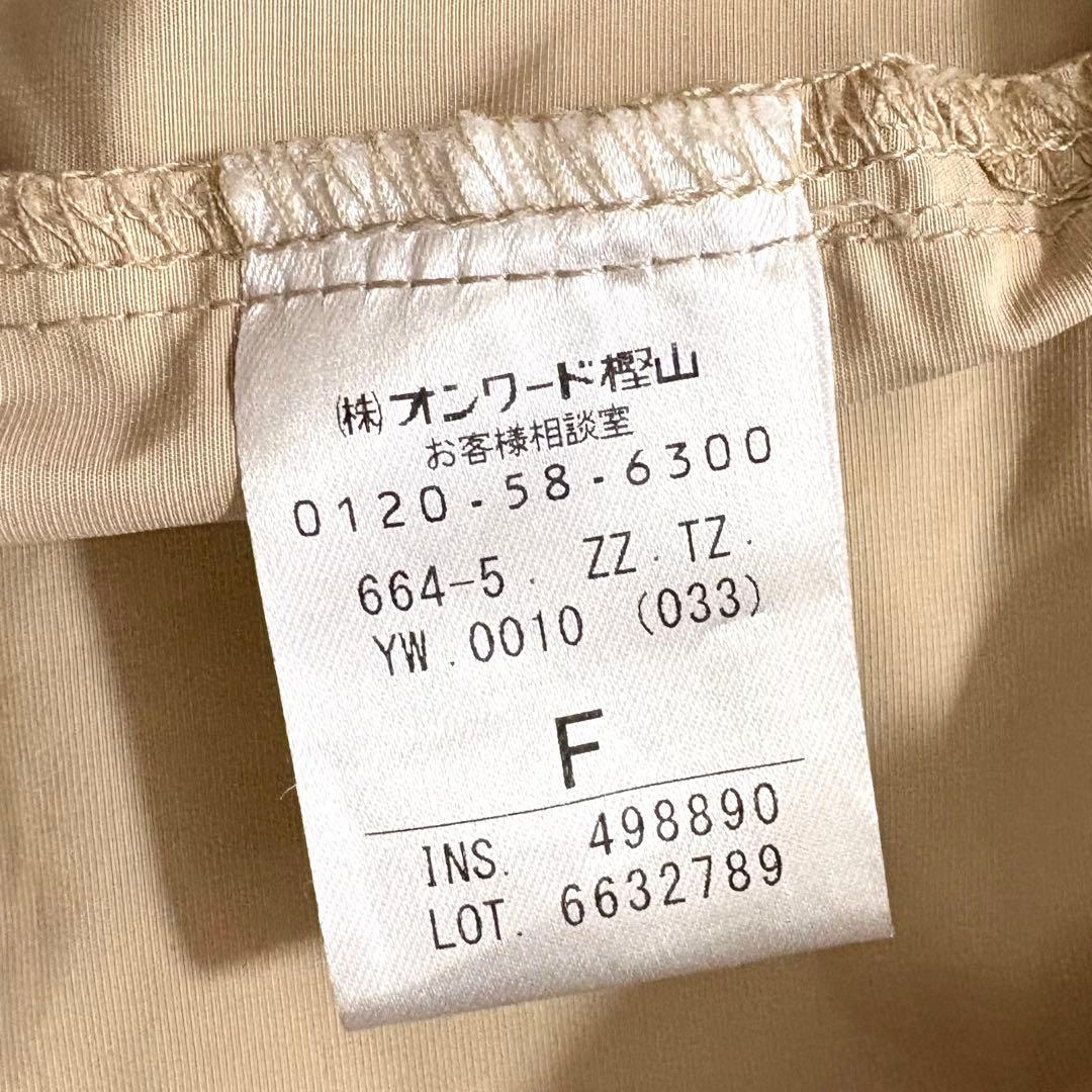 ✨美品✨ TOCCA フーデッドスプリングコート　フリル　ギャザー　撥水加工　F