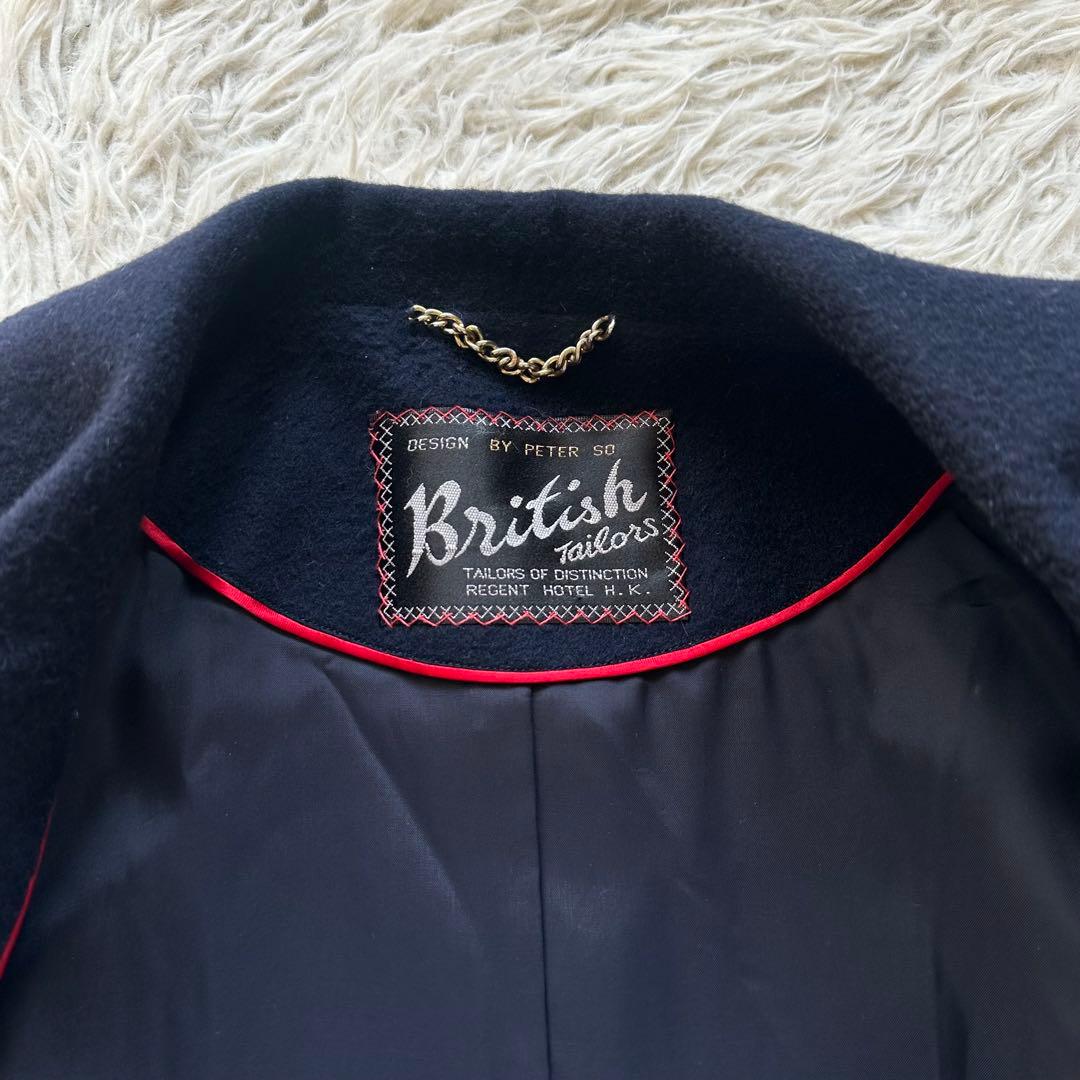 美品✨カシミヤ100%ジャケット　金ボタン　紺ブレ　ネイビー　シングルボタン