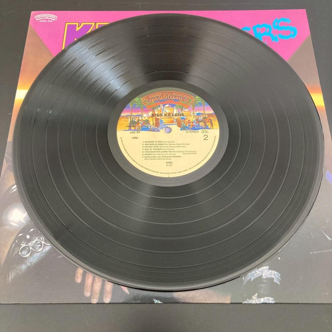 希少品 KISS キッス LPレコード 2枚まとめ キラーズ 暗黒の神話 日本盤