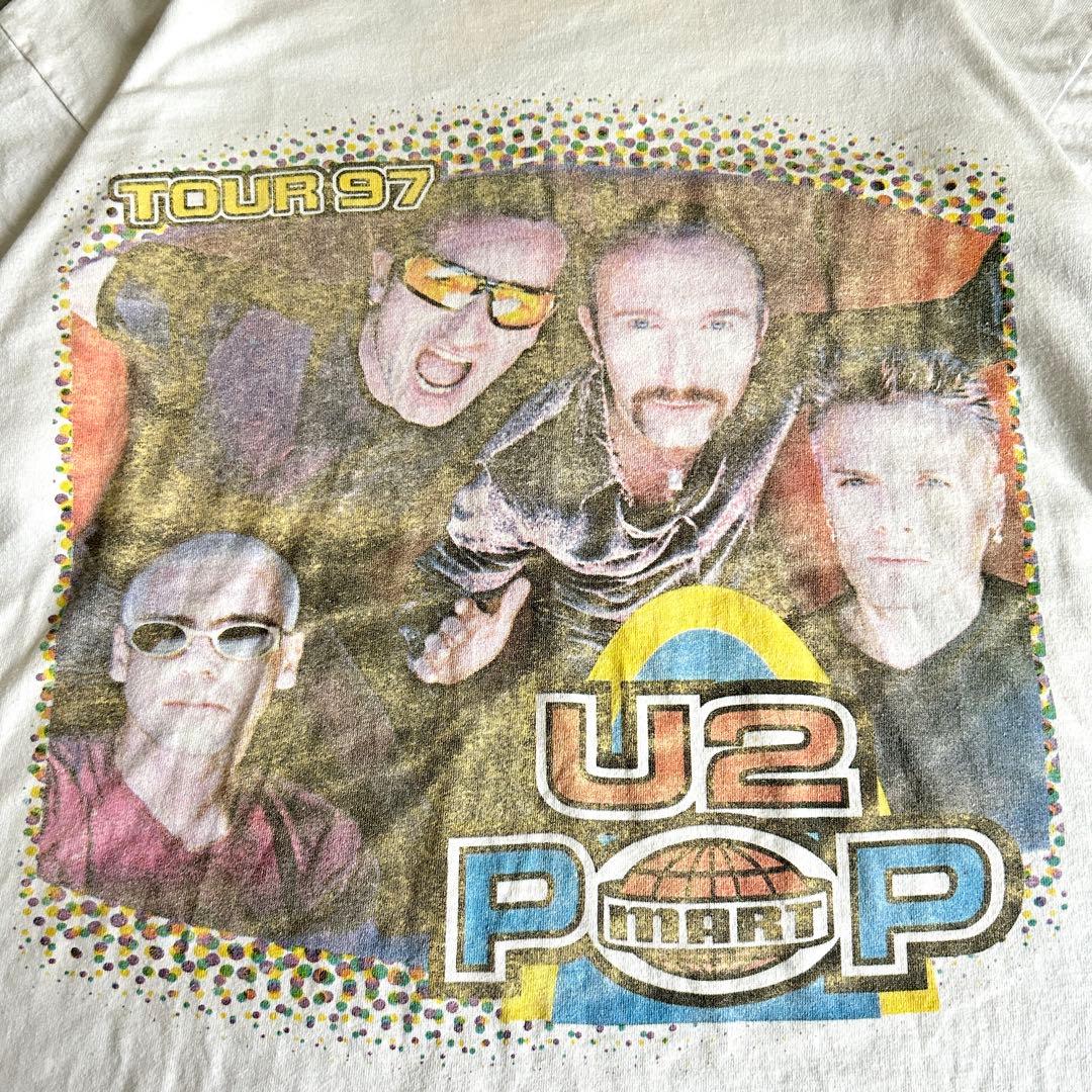 90's U2 \"POP MART TOUR'97\" プリント Tシャツ