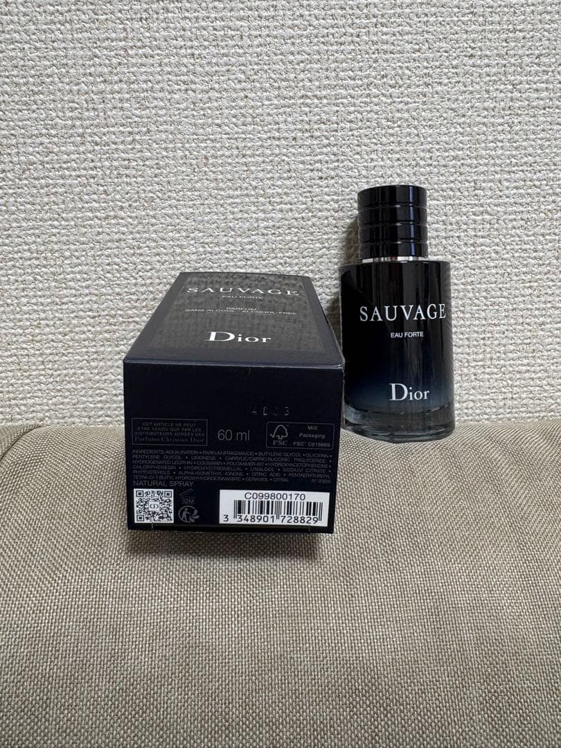 SAUVAGE EAU FORTE 60ml アルコールフリー