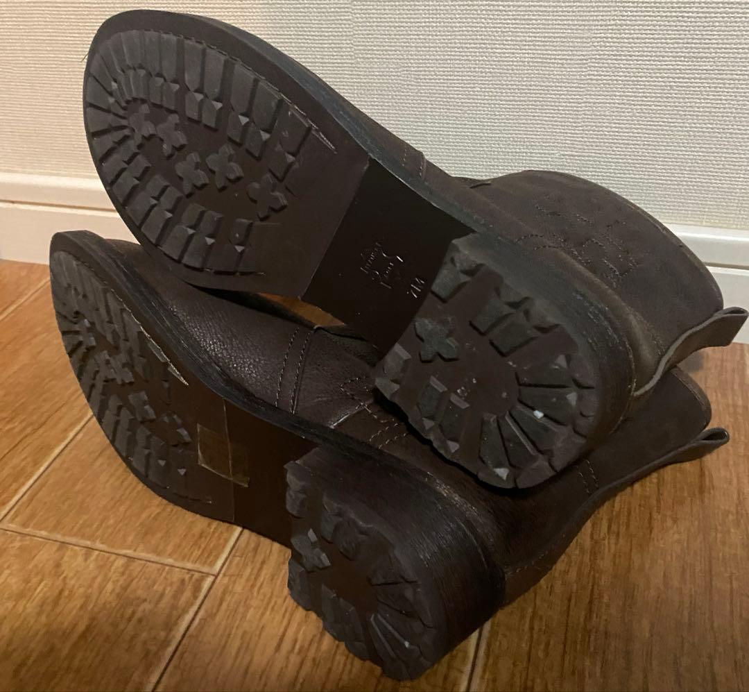 トリーバーチ　牛革はブーツ　ダークブラウン　7 23cm 24cm