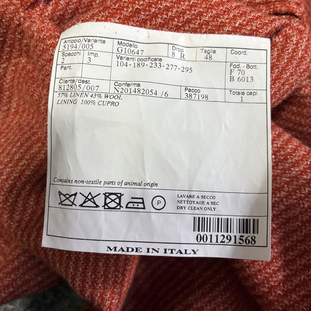 美品 ベルベスト JACKET IN THE BOX 48 オレンジ 軽量JKT