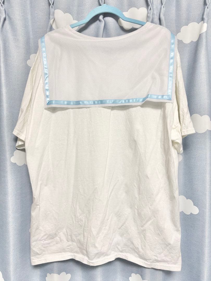 maonosuke セーラー tシャツ サブカル 水色