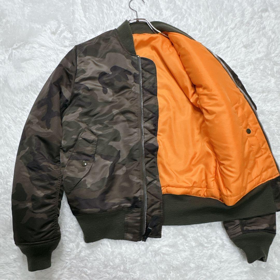 【入手困難】ALPHA INDUSTRIES MA-1 M リバーシブル 迷彩