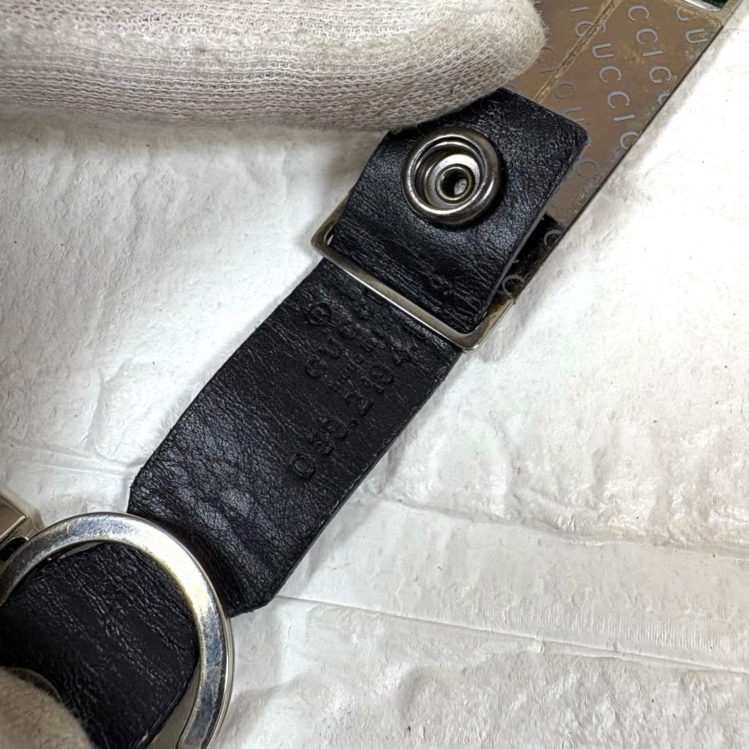 ☆グッチ GUCCI ネックストラップ シェリーライン グリーン レッド
