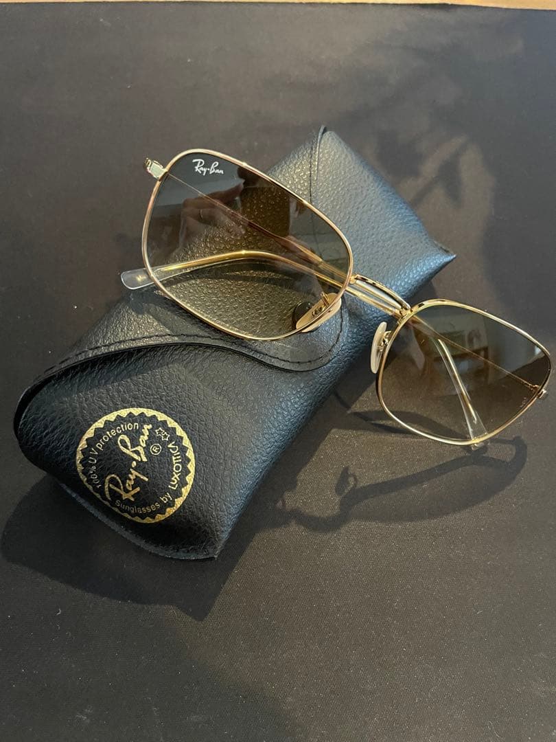 【美品】Ray-Ban レイバン RB3706 ゴールド ブラウン