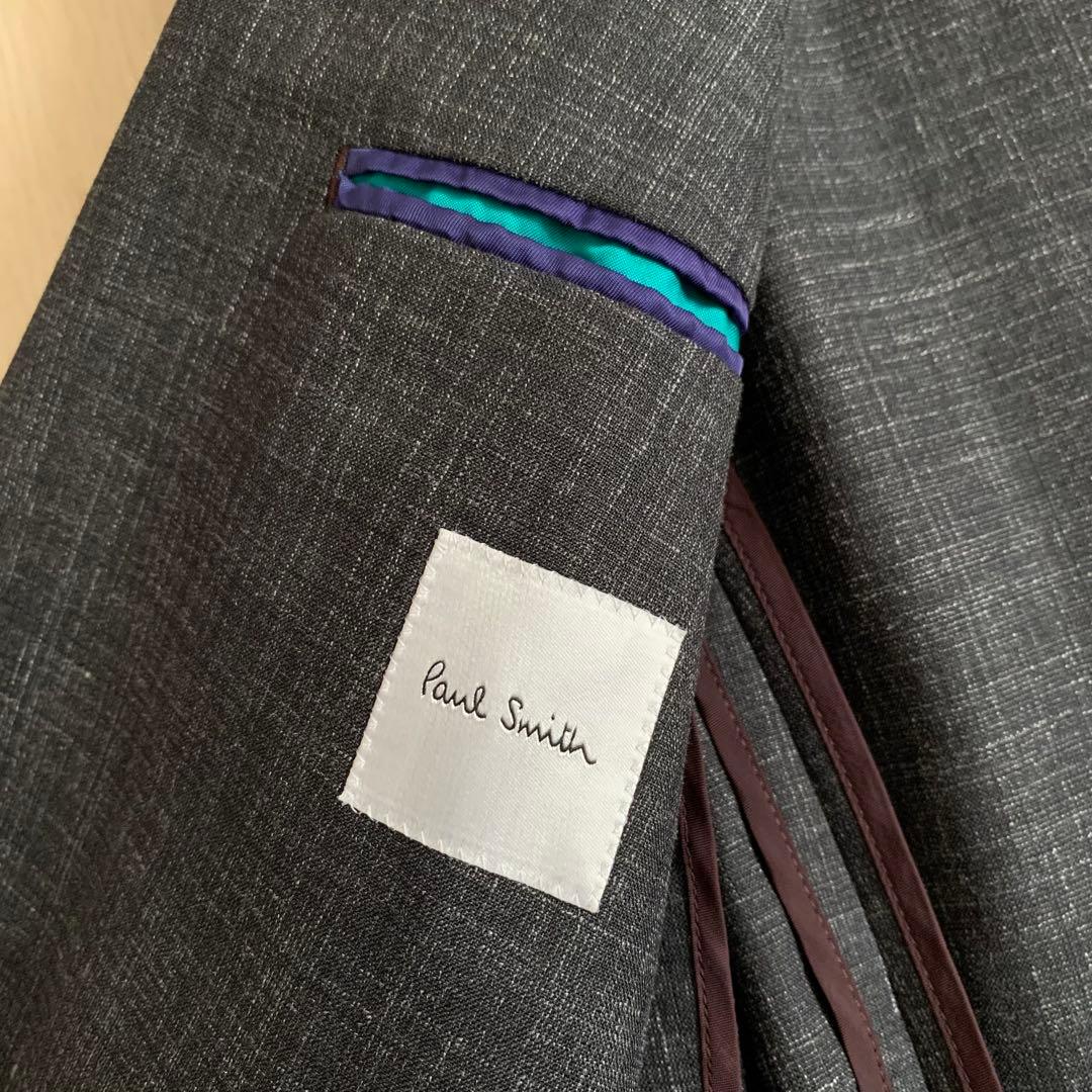 極美品　Paul Smith REDA テーラードジャケット　チェック柄　春夏