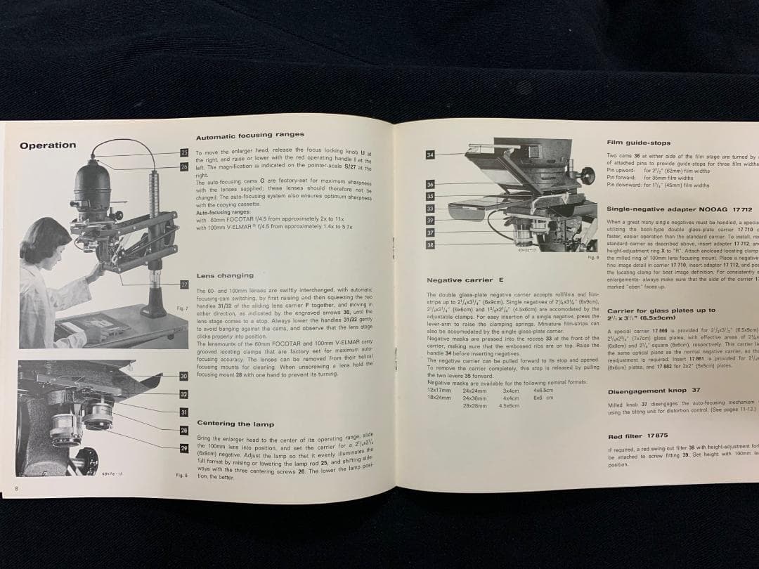 ライカ Leitz FOCOMAT IIc 1966年 オリジナル 使用説明書