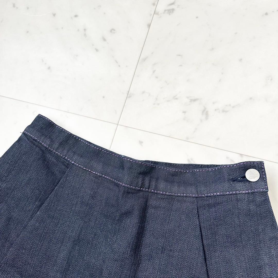 極美品❤️ヴィヴィアンウエストウッド　キュロット　デニム　オーブ　L