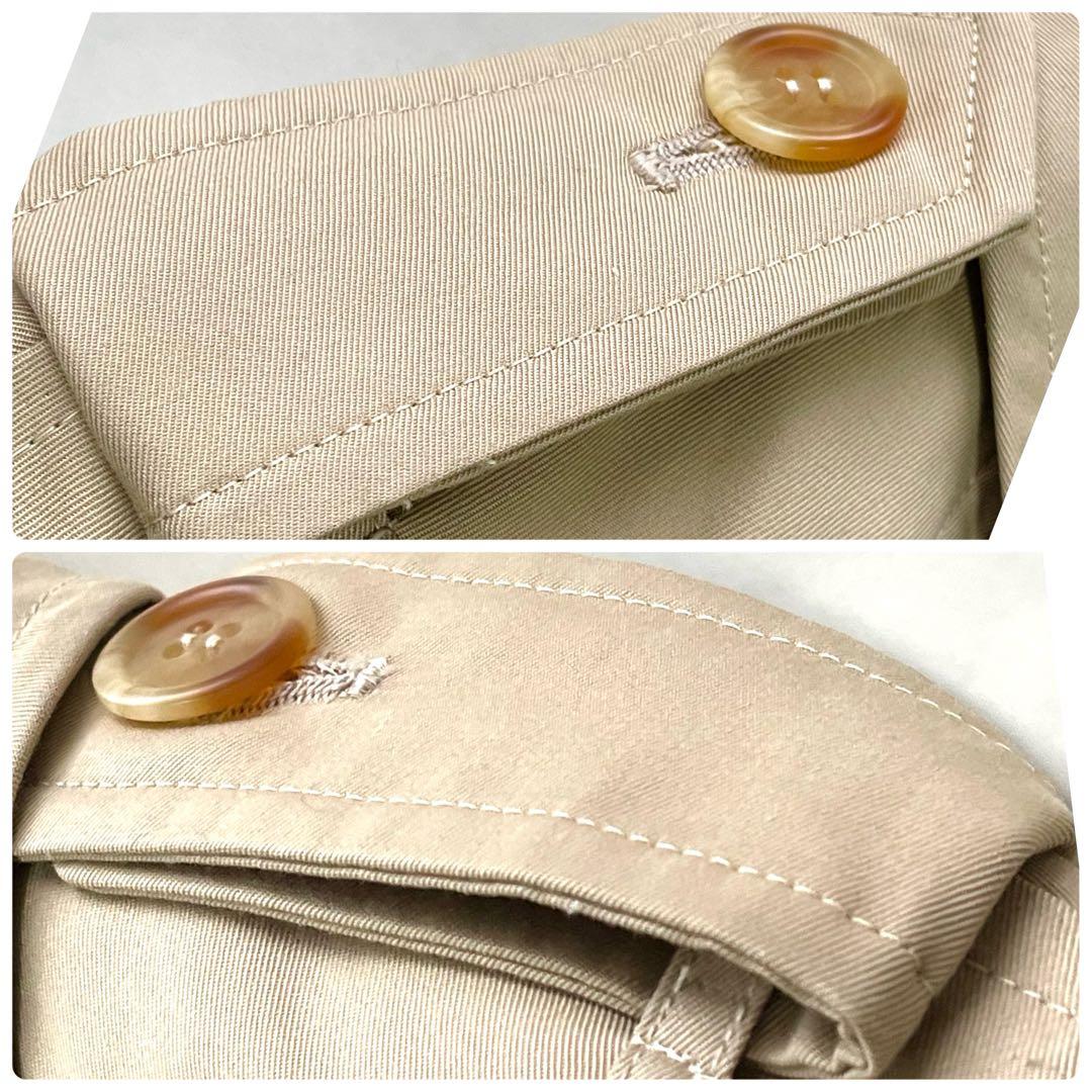 極美品✨バーバリー ロングトレンチコート ノバチェック ハニーベージュ 11