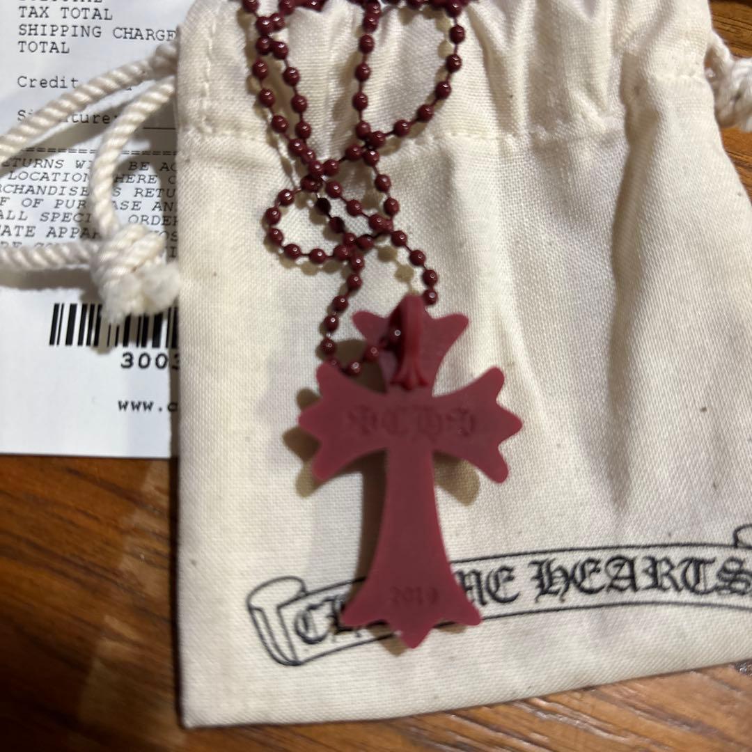 Chrome Hearts ダークワイン 十字架ペンダント