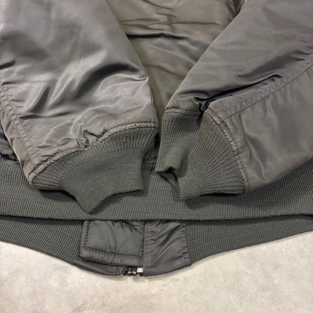 USA製 ALPHA アルファ MA-1 flight jacket L