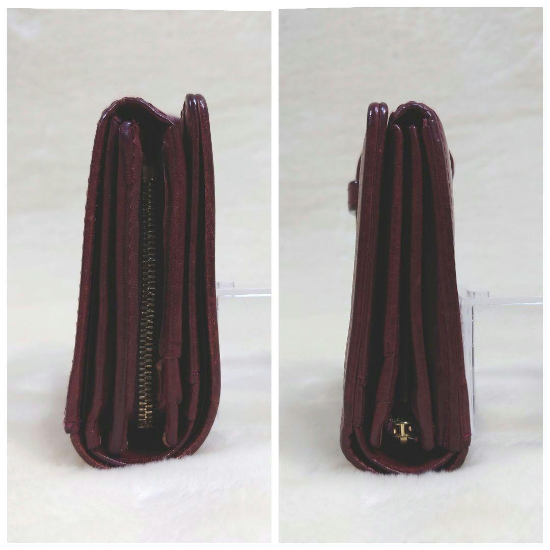 SOMES SADDLE アベリネーゼ 二つ折り財布 ボルドー 赤系