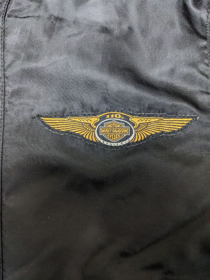 Harley Davidson 110周年記念 ナイロン ジャケット MA-1