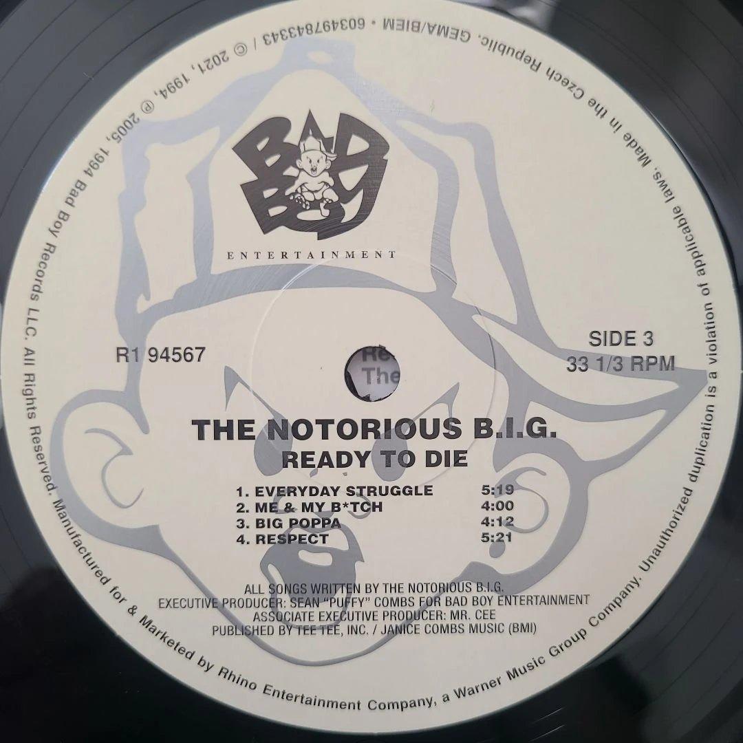 ★ＥＵ盤２ＬP★『READY TO DIE』THE NOTORIOUS BIG