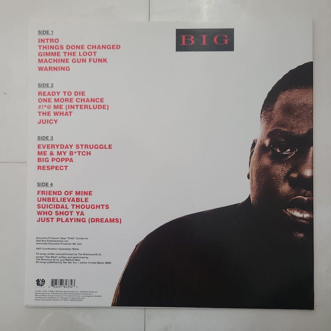 ★ＥＵ盤２ＬP★『READY TO DIE』THE NOTORIOUS BIG