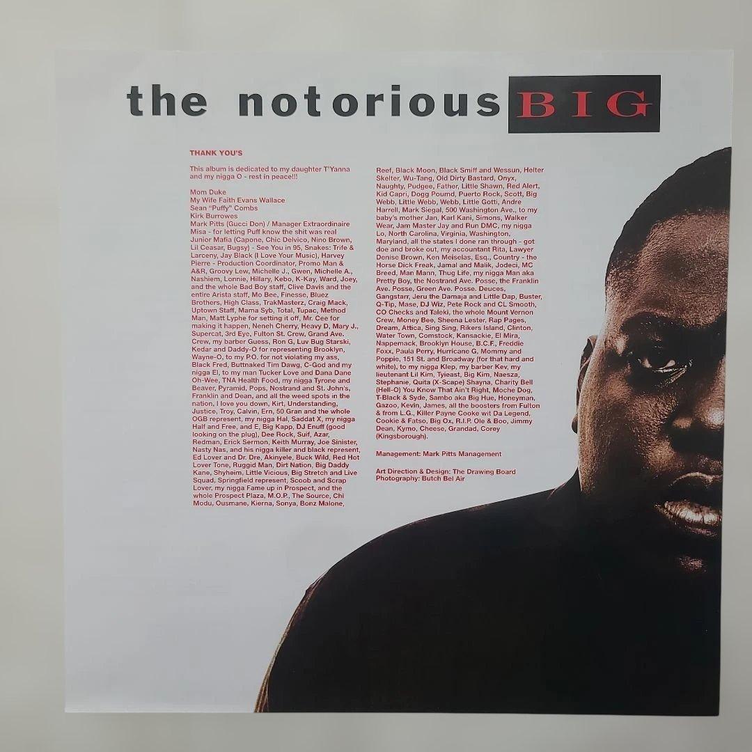 ★ＥＵ盤２ＬP★『READY TO DIE』THE NOTORIOUS BIG