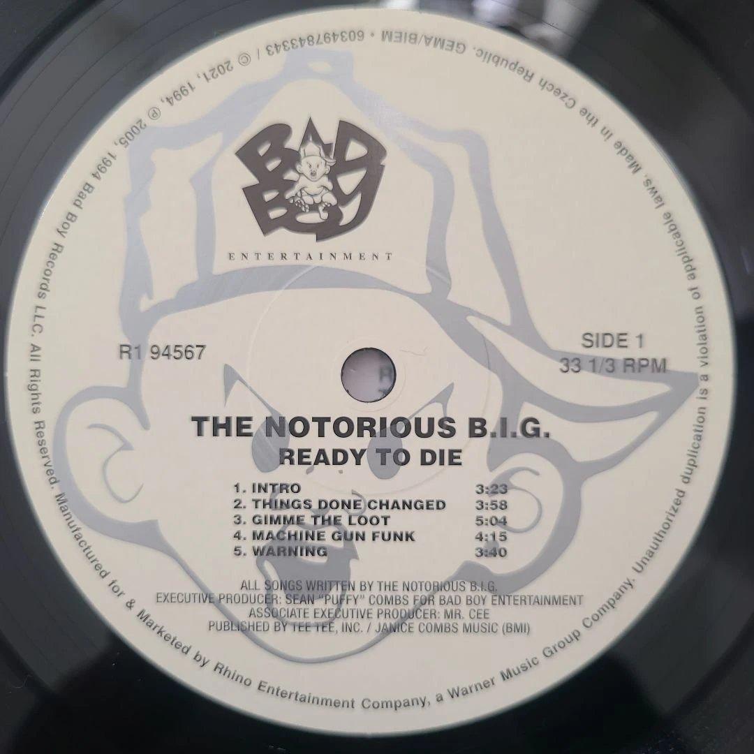 ★ＥＵ盤２ＬP★『READY TO DIE』THE NOTORIOUS BIG