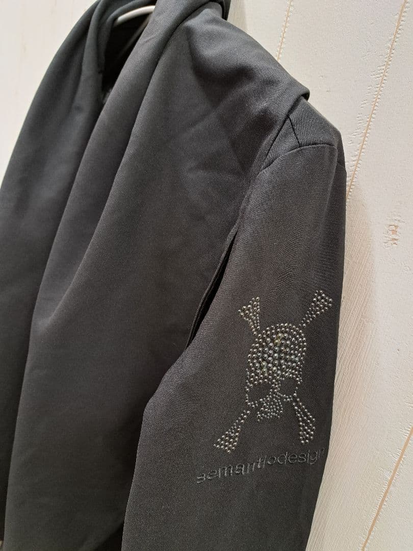 Roen × semantic design ロングジャケット スタッズスカル