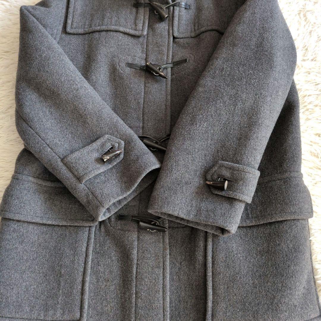 BURBERRY LONDON メンズ ノバチェック ダッフルコート グレー