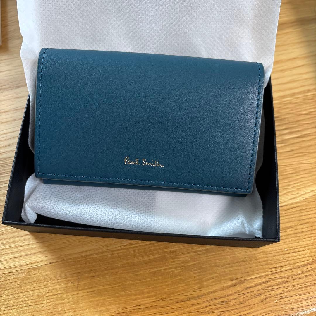 Paul Smith ダークグリーン 名刺入れ