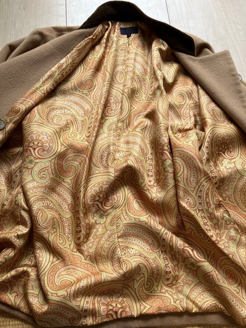 ETRO エトロ 高級ウールミドル〜ハーフ丈 裏地シルク パリ直営店購入 42