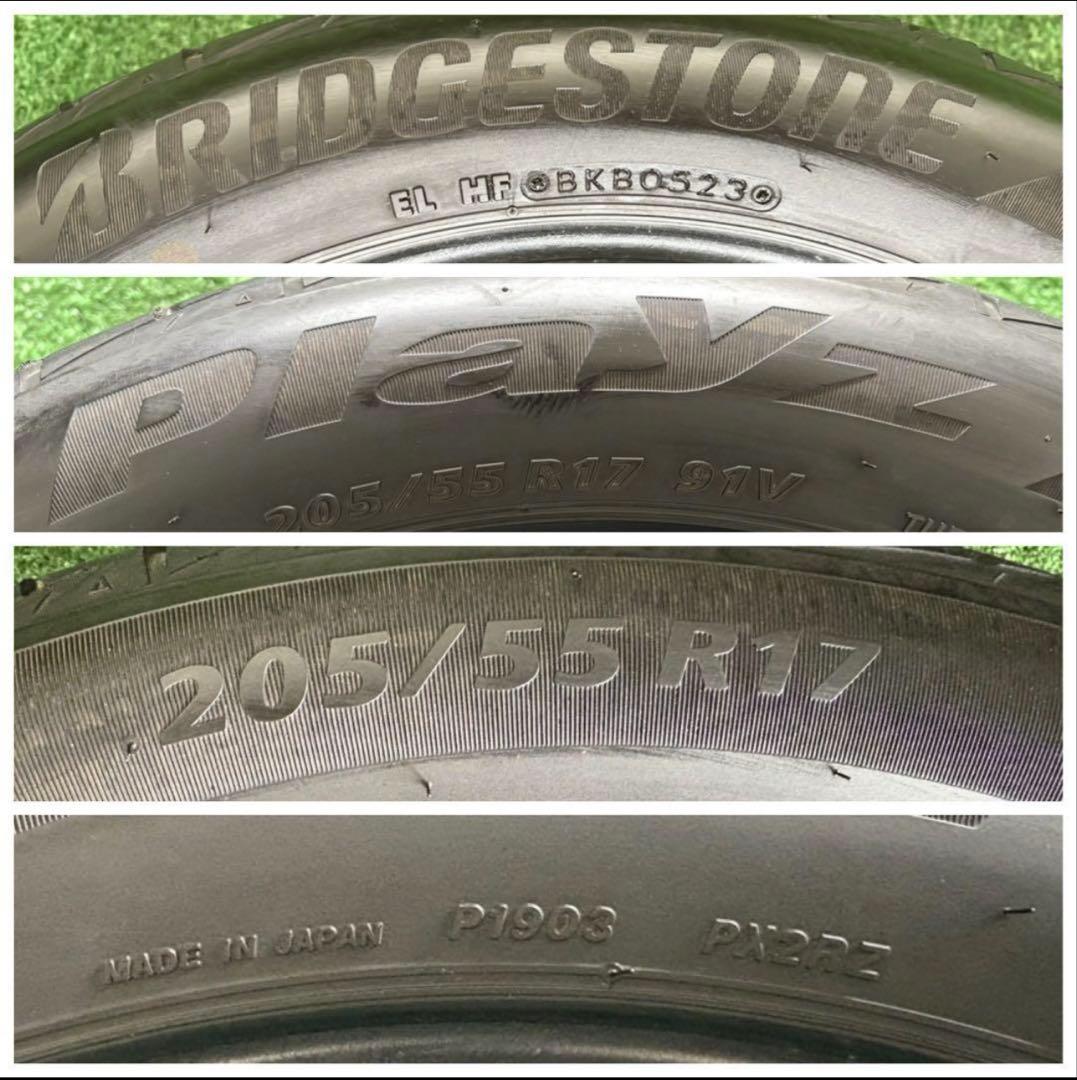 F22-BRIDGESTONE PLAYZ 205/55R17 4本セット
