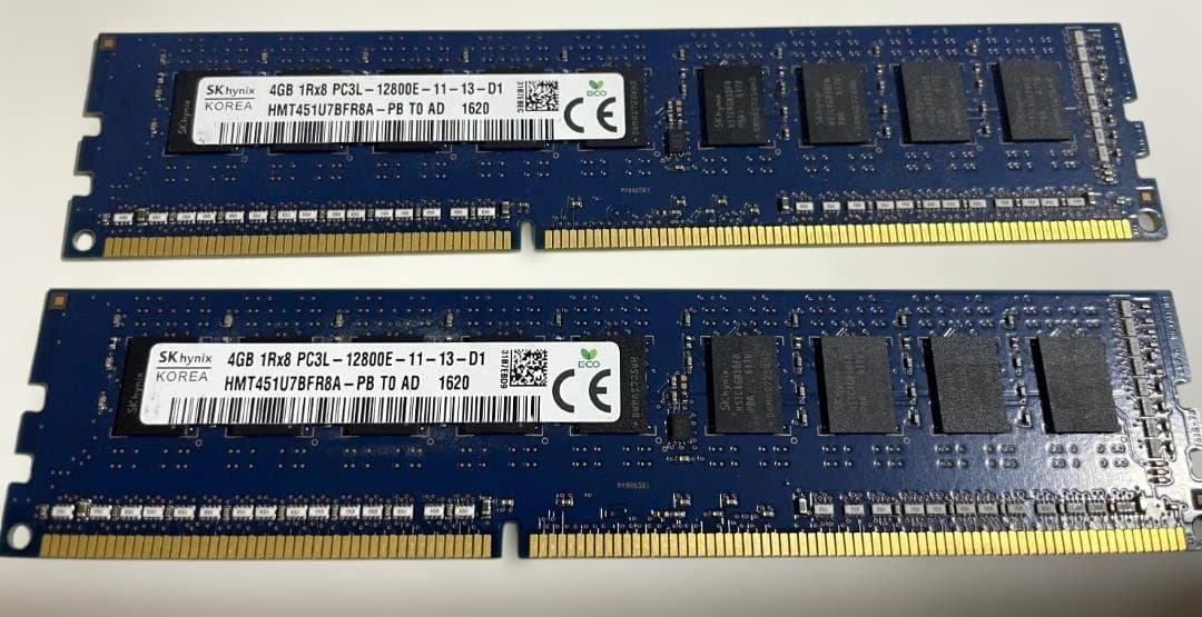 Samsung8GB DDR4 2400MHz　2枚　 他5枚