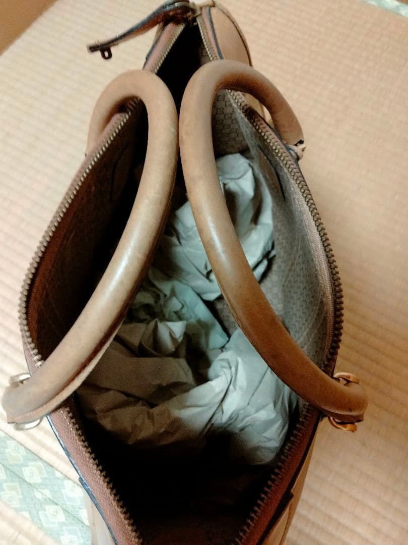 オールド　GUCCI　グッチ　ボストン　バッグ　ハンドバッグ　シェリーライン